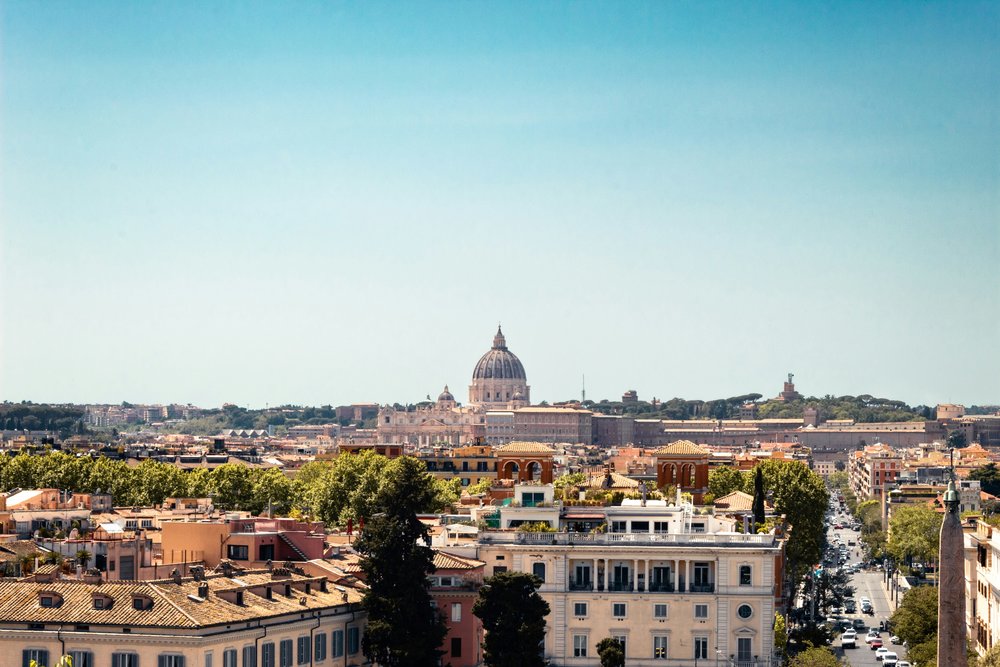 Panoramic view of Vatican City