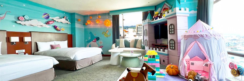 全台親子飯店-台中港酒店 童話主題房