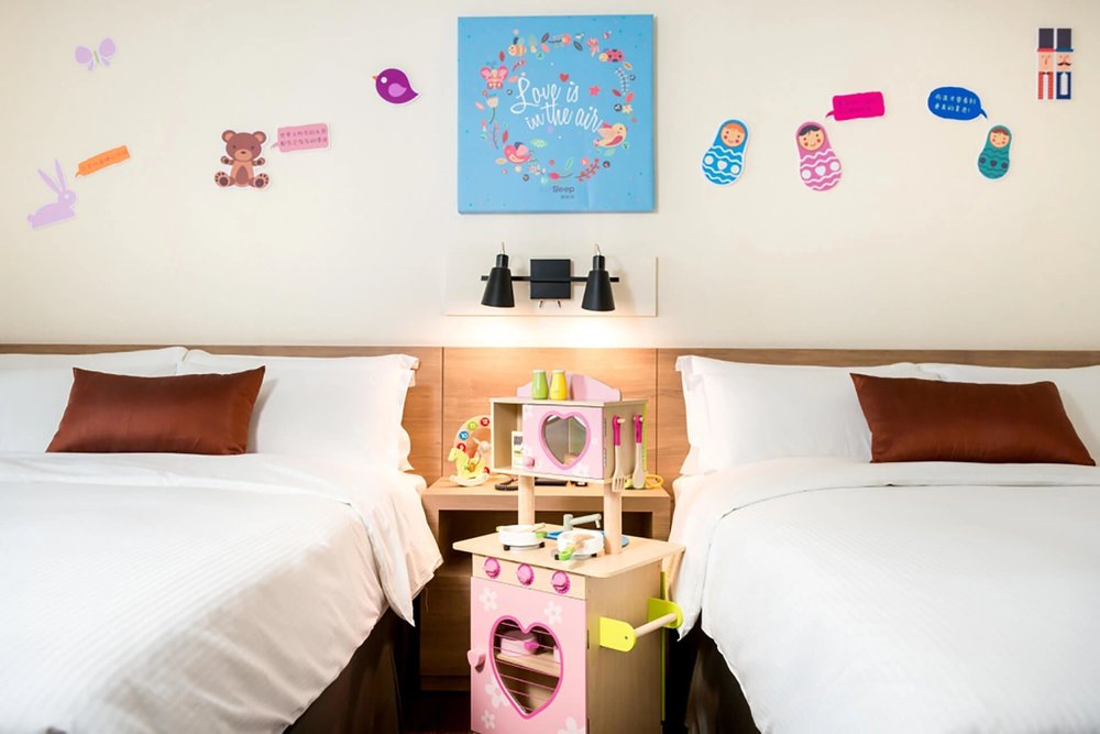 全台親子飯店-捷絲旅(花蓮中正店) 小太陽主題房