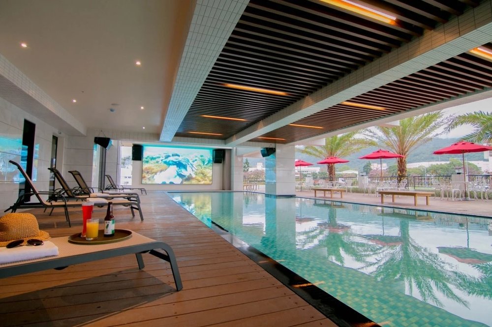 全台親子飯店 蘭陽烏石港海景酒店-半露天泳池