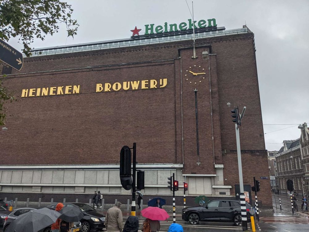 The historic Heineken Brewery in Amsterdam