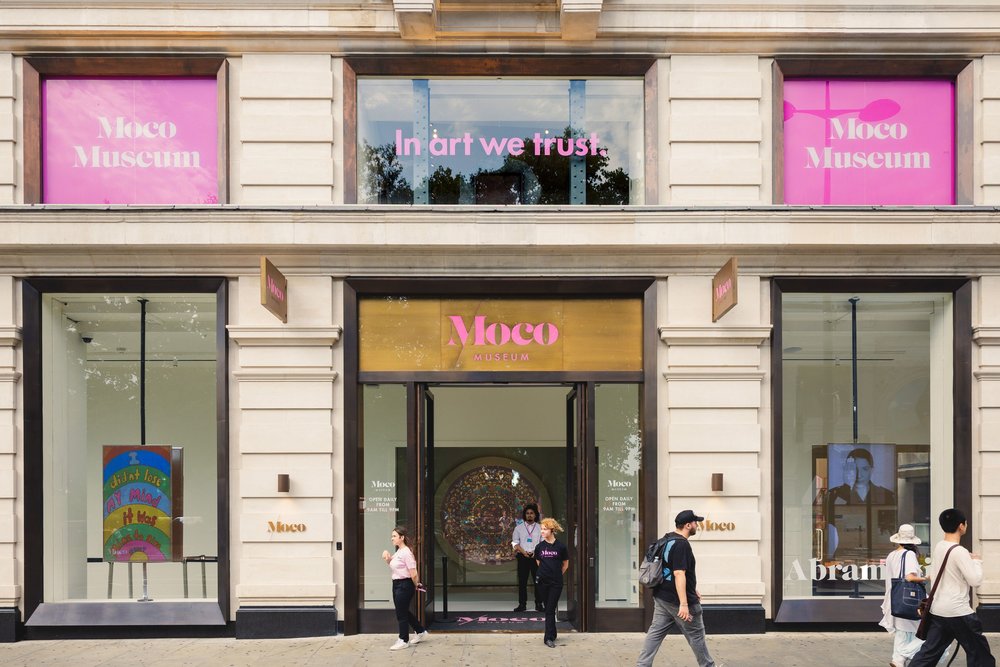 Outside Moco Museum London