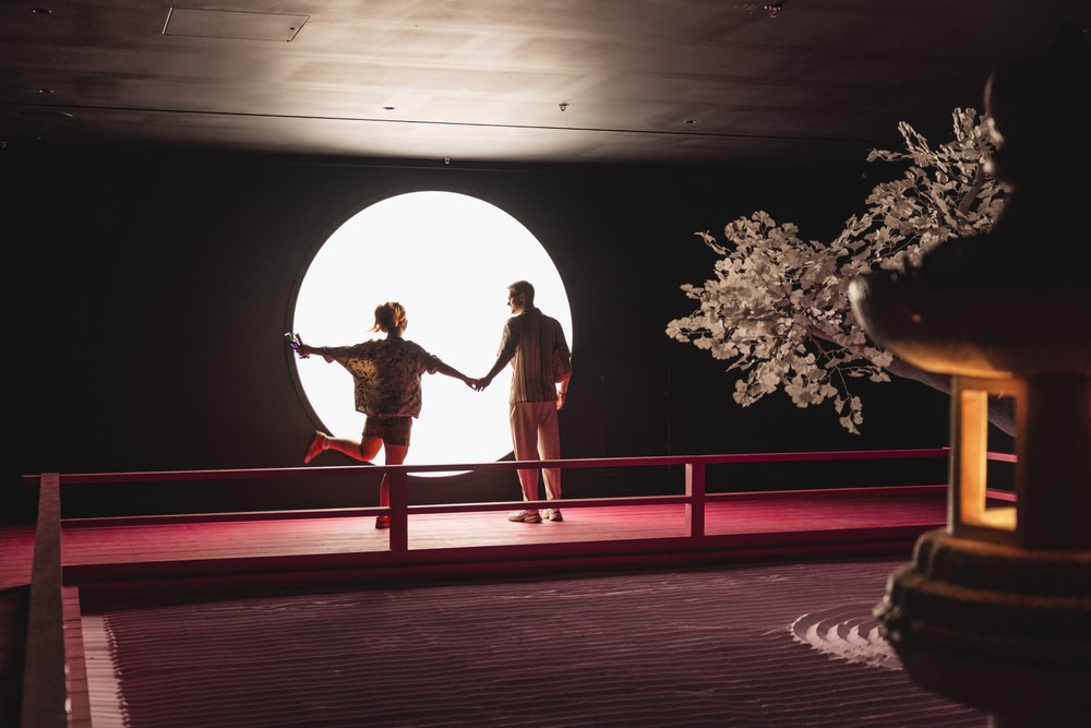 One of the interactive installations at Moco Museum London