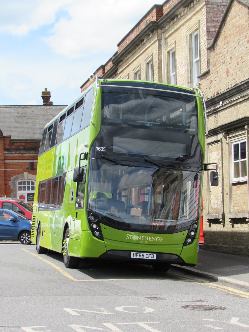 The Stonehenge Tour bus