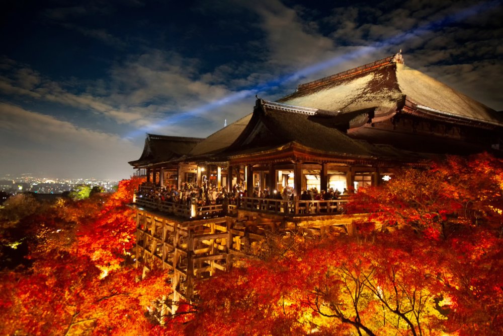 Kiyomizu-dera temple in Kyoto, Japan