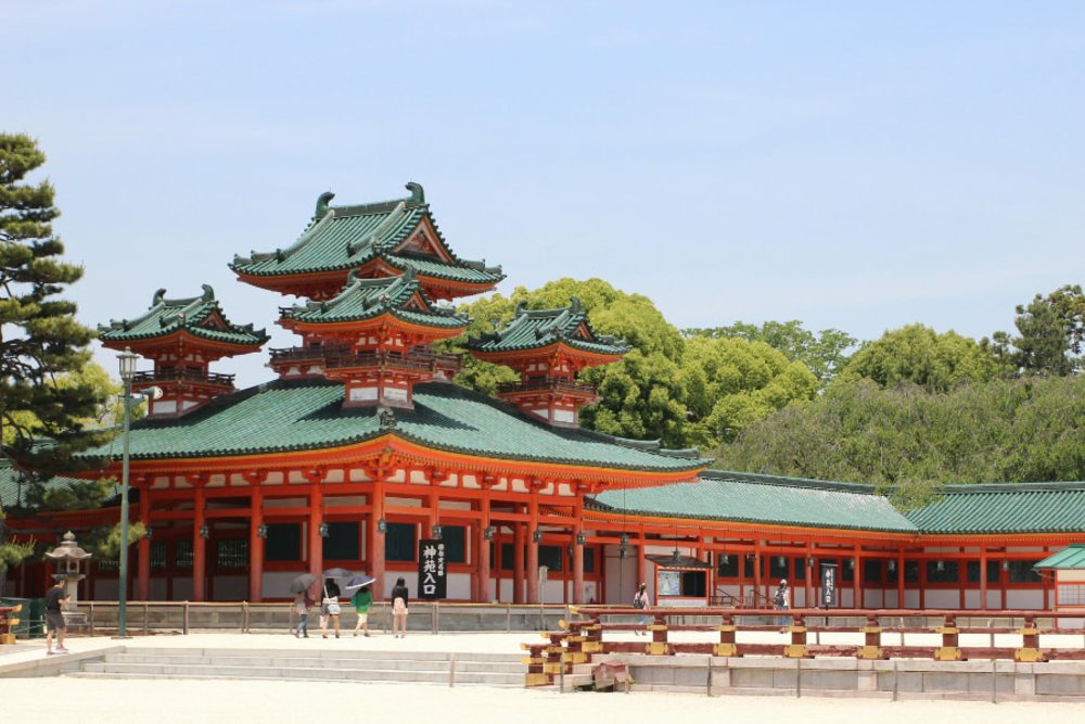Heian Shrine in Kyoto Japan