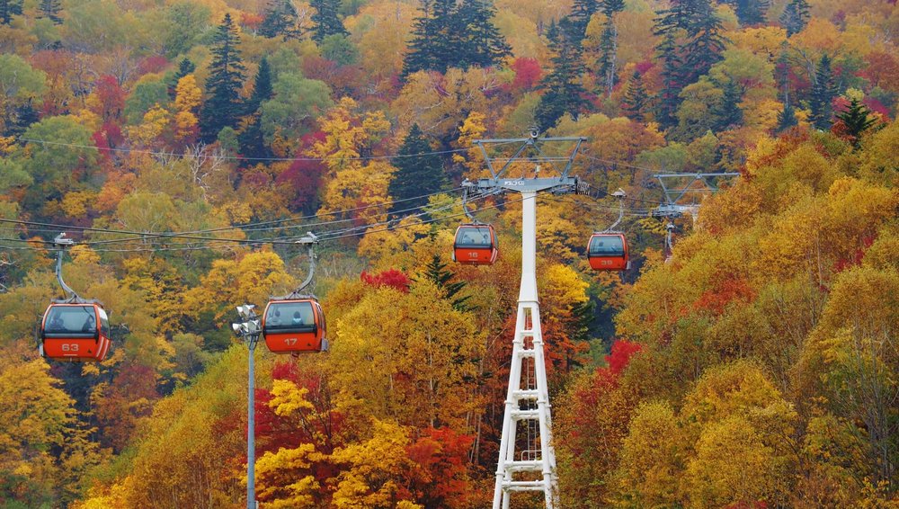 北海道活動, 定山溪紅葉纜車