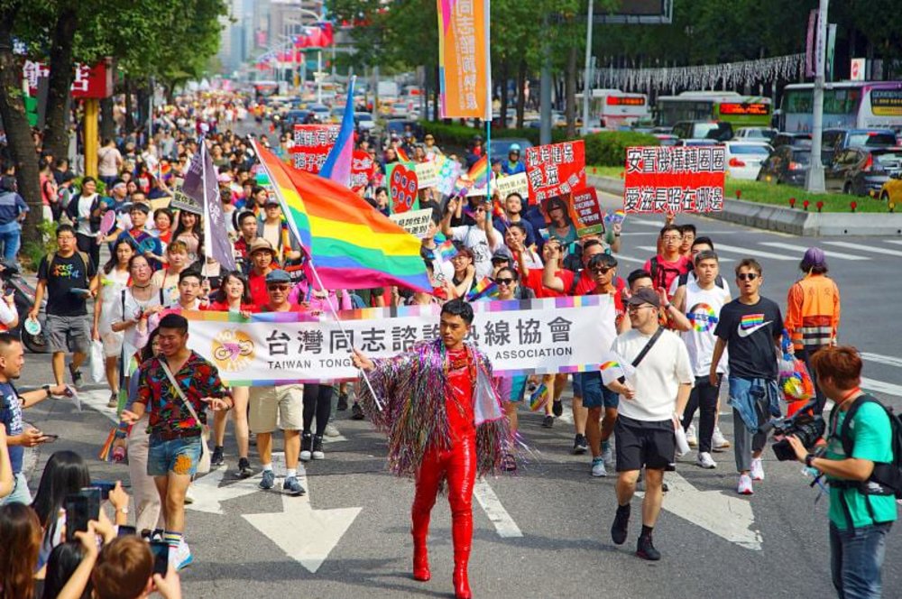 Pride parade (Source: Taipei Times)