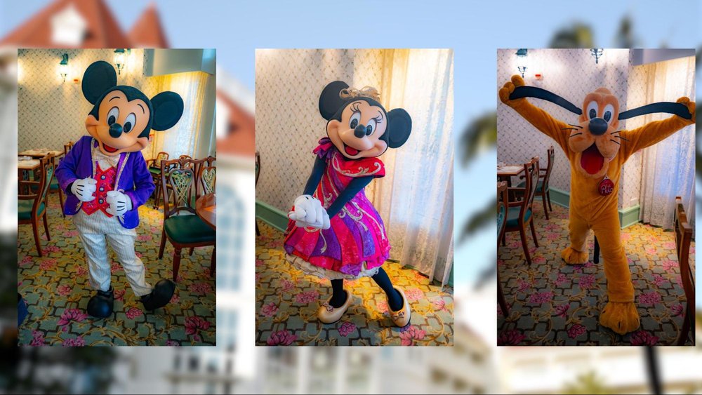 香港ディズニーランド・リゾート20周年の初日へ! ミッキー ミニー プルート