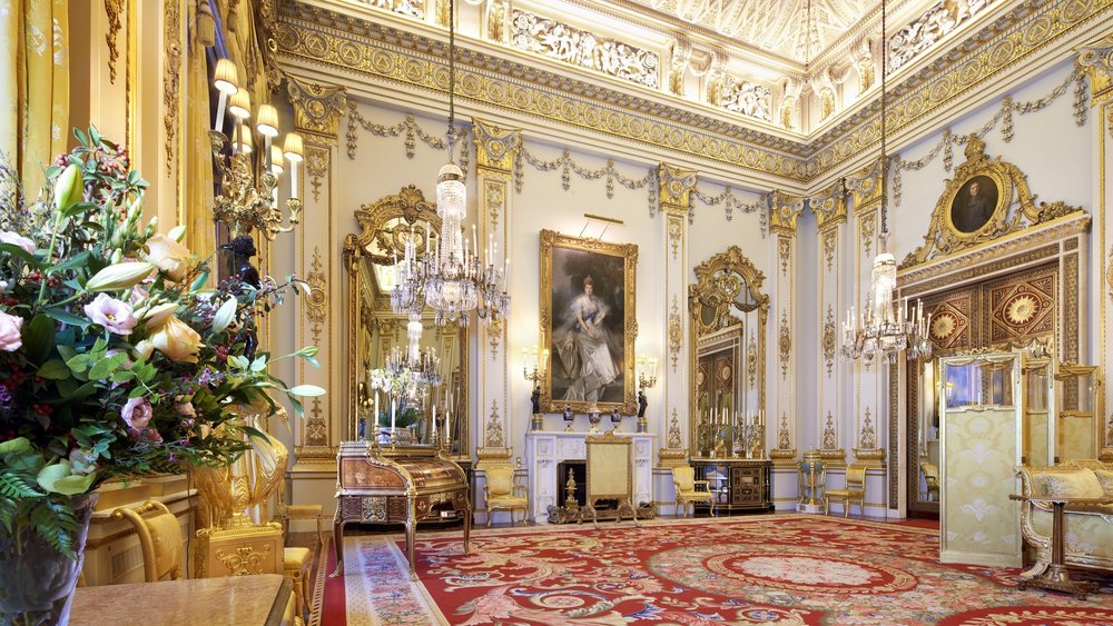 The White Drawing Room in Buckingham Palace