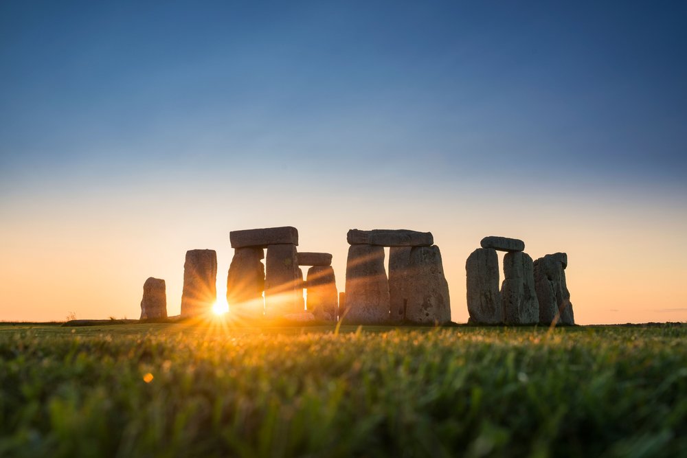 Stonehenge at sunset