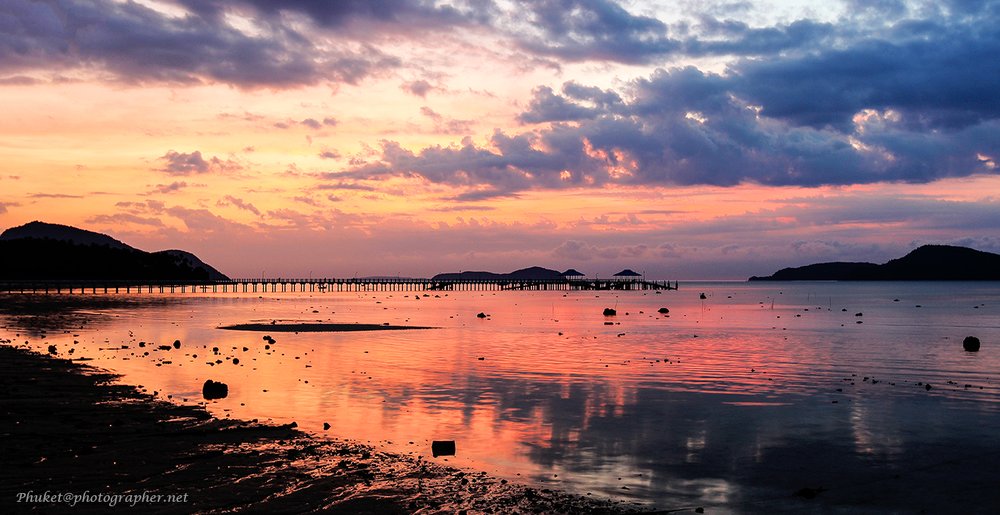 Sunrise at Rawai Beach in Phuket, Thailand