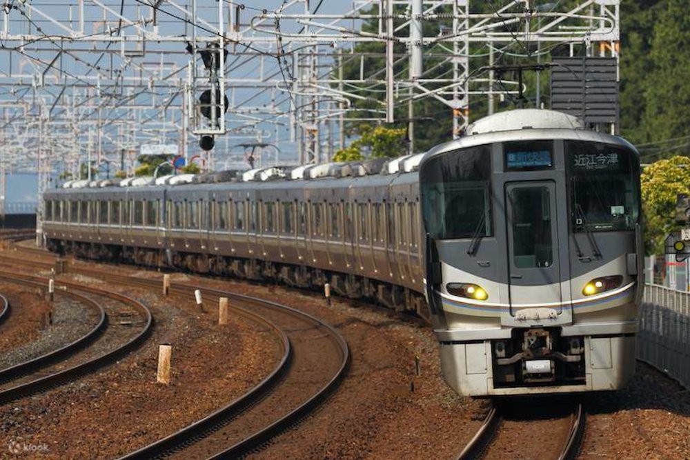 Exterior of one of many Japan Railway Trains