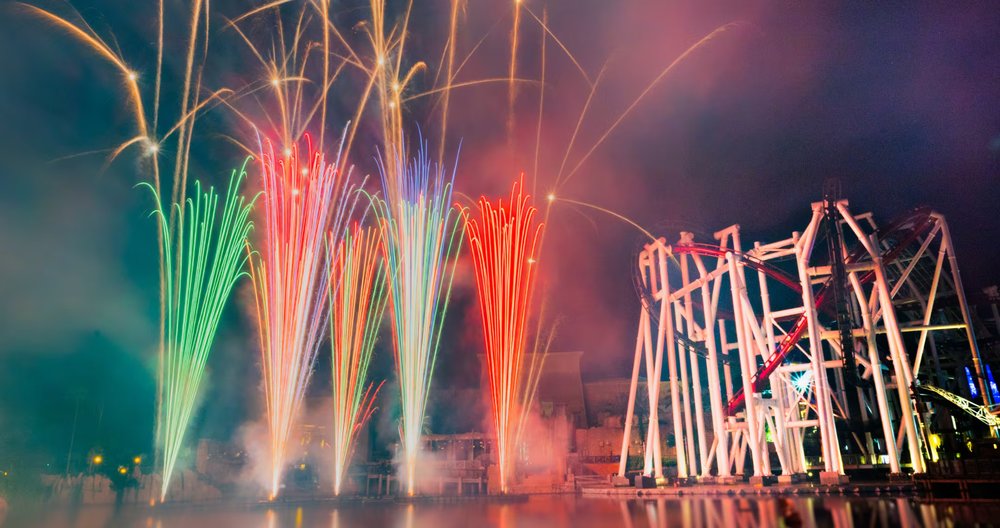 荷里活湖畔夜間煙火秀