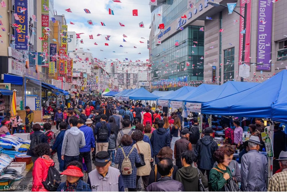釜山景點, 扎嘎其市場 