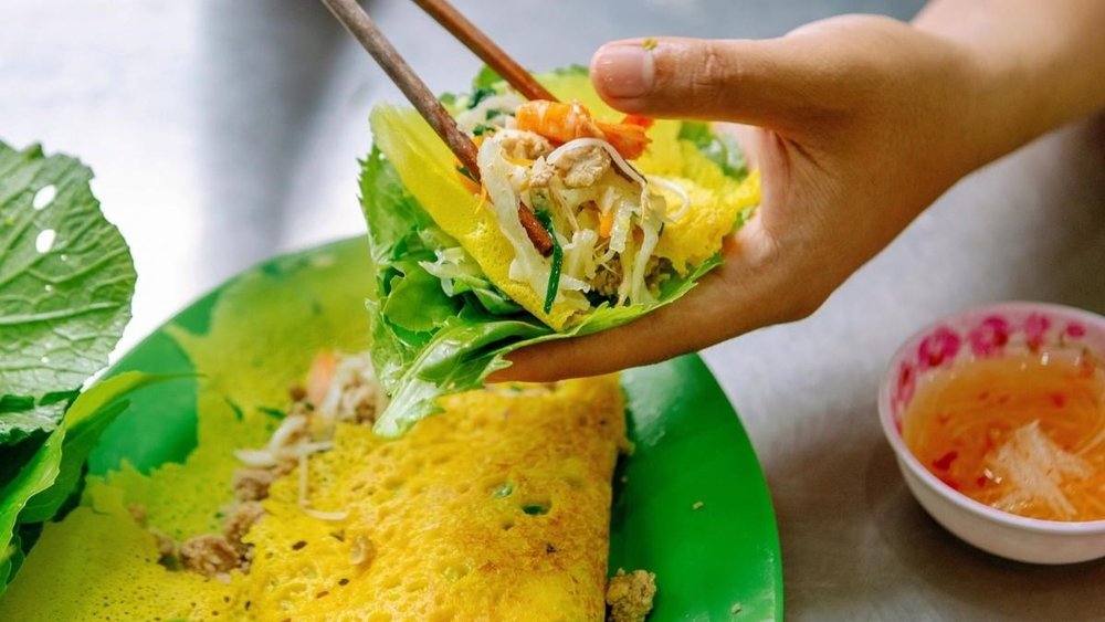 Bánh Xèo Rau Rừng