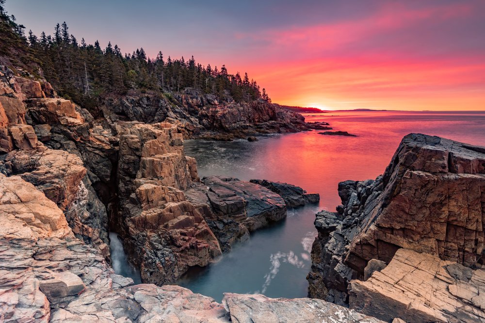 Acadia National Park – Đón Bình Minh Đầu Tiên Trên Đỉnh Cadillac Mountain