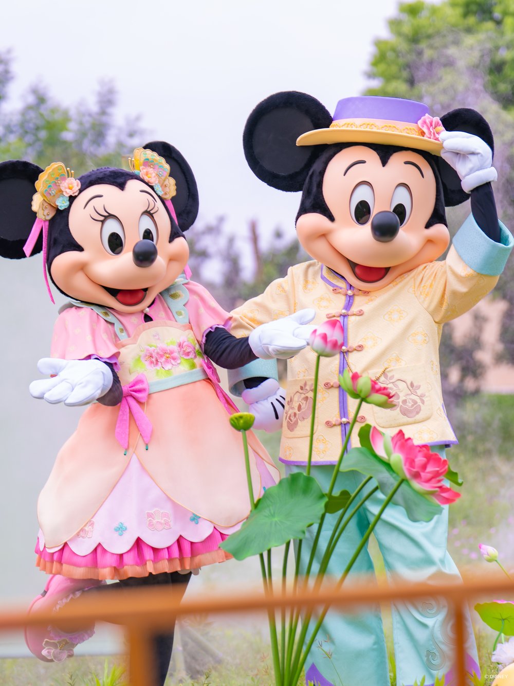 ダッフィーマンス ミッキー&ミニー 中華風コスチューム