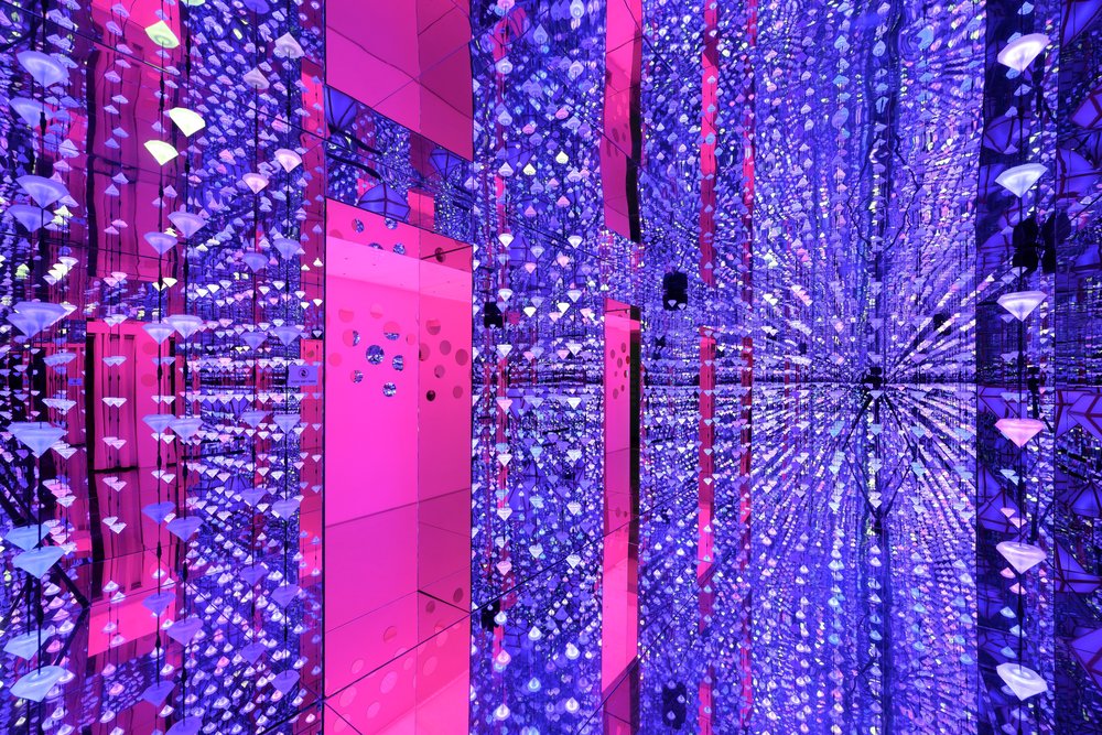 Colorful art installations in Moco Museum