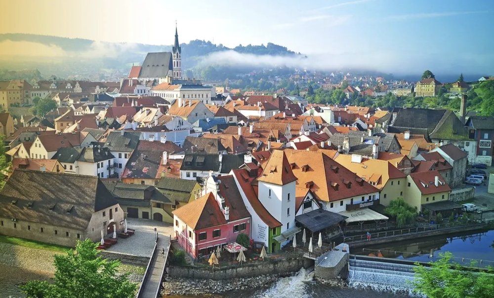 The city of Cesky Krumlov