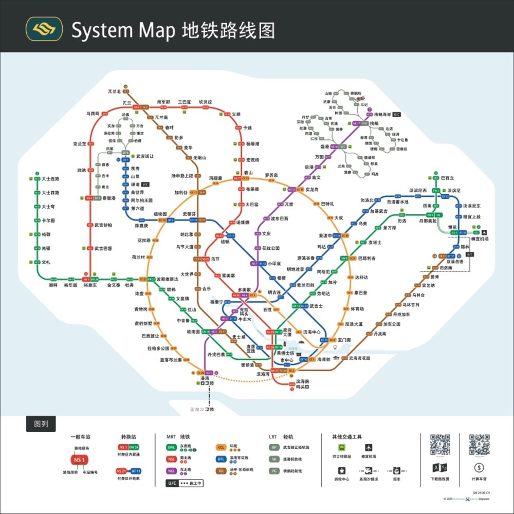 新加坡地鐵 新加坡地鐵圖