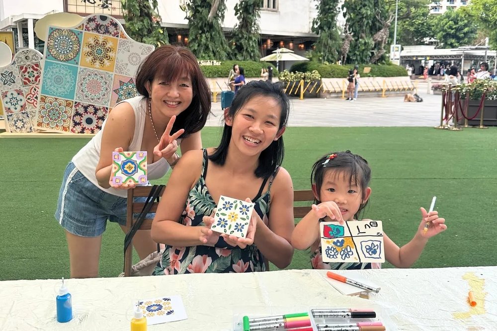 tile painting workshop singapore