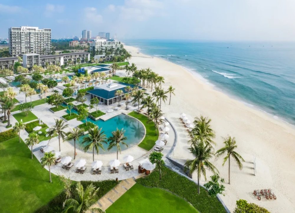 Top view of Hyatt Regency Danang Resort and Spa