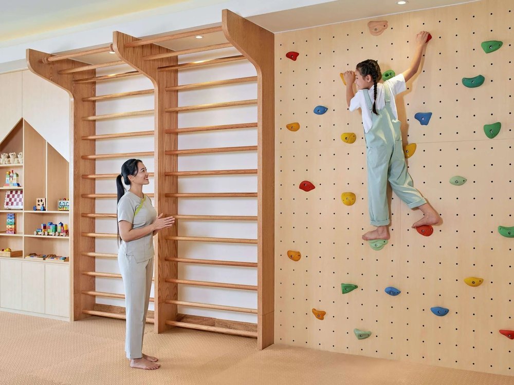 Rock climbing for kids at Pullman Danang Beach Resort