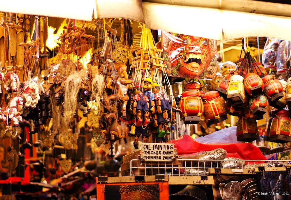 Wooden trinkets on display / Photo Credits: Justin Vidamo on Flickr