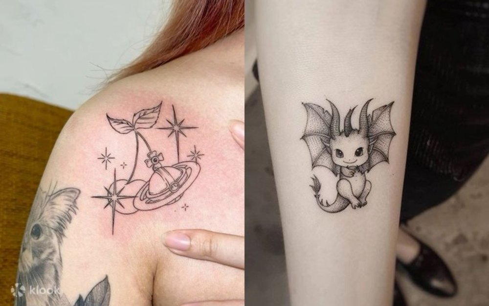 Two tattoos done in Bangkok