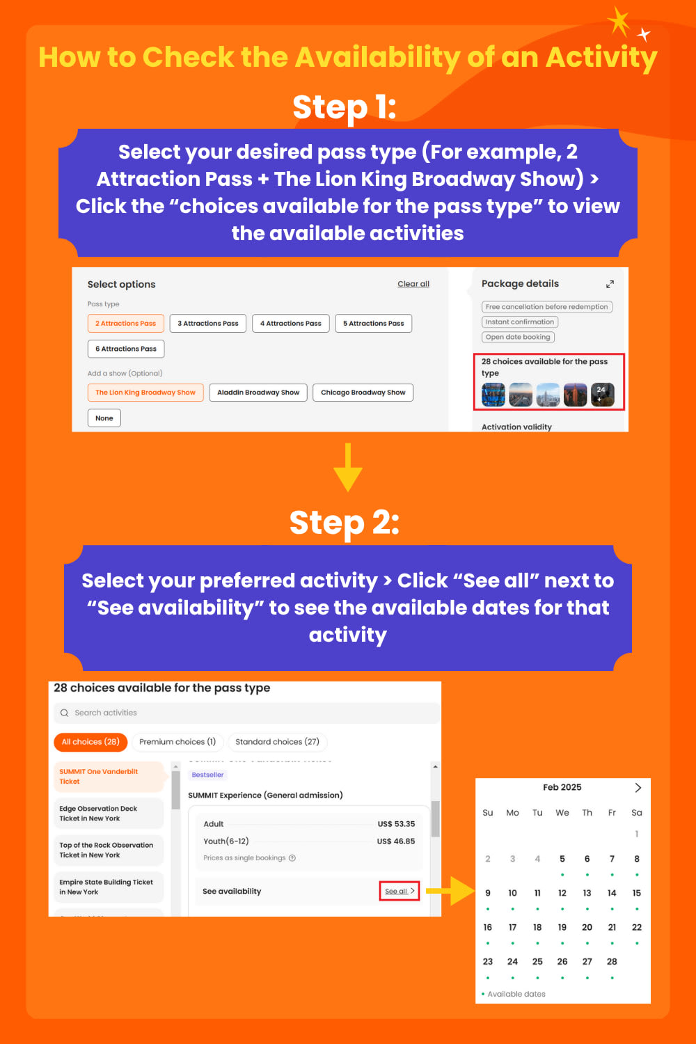 Klook NYC City pass instructions