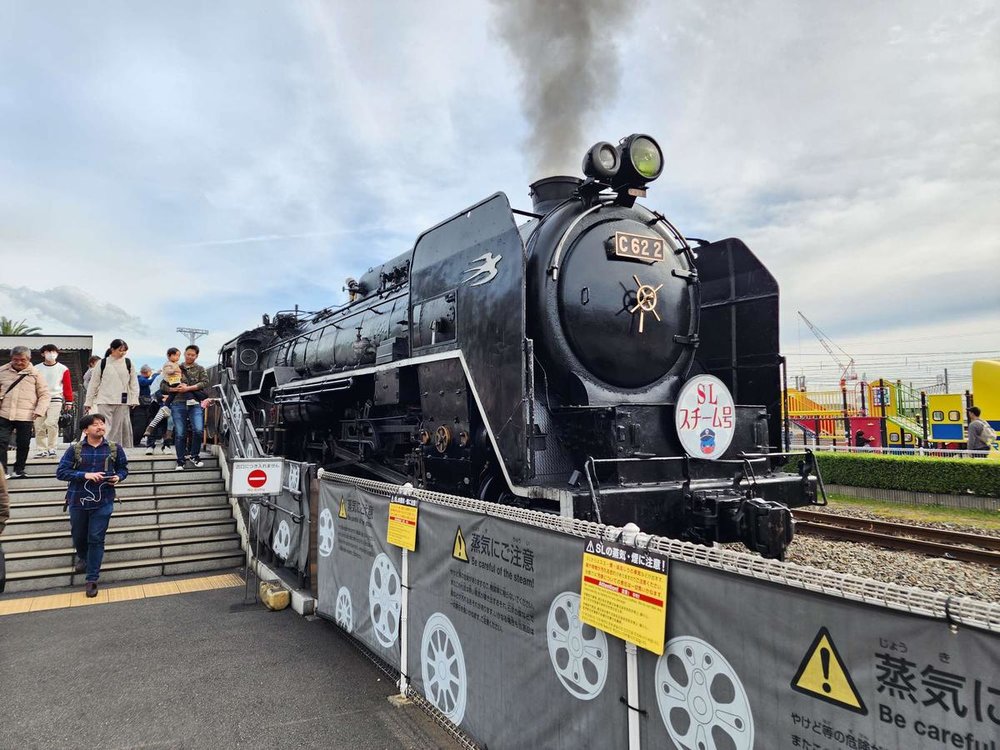 An exhibit at Kyoto Railway Museum