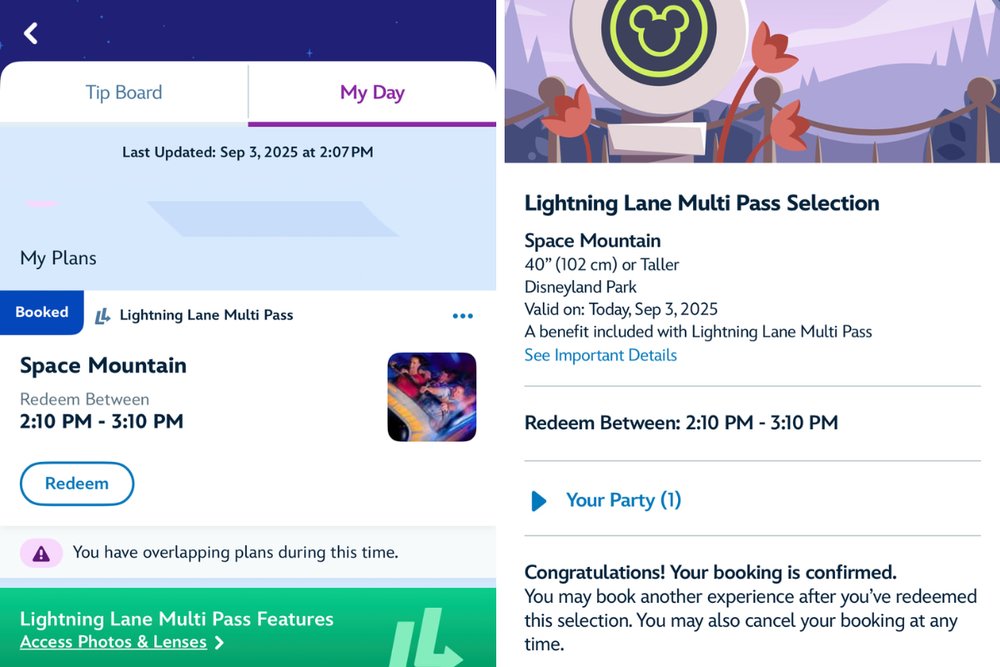 Lightning Lane Multi Pass at Disneyland California