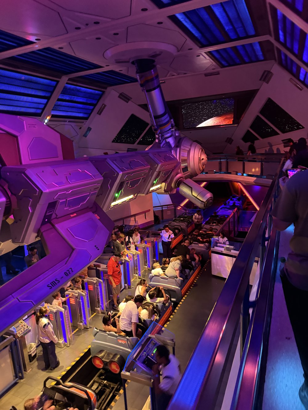Space Mountain at Disneyland Park California