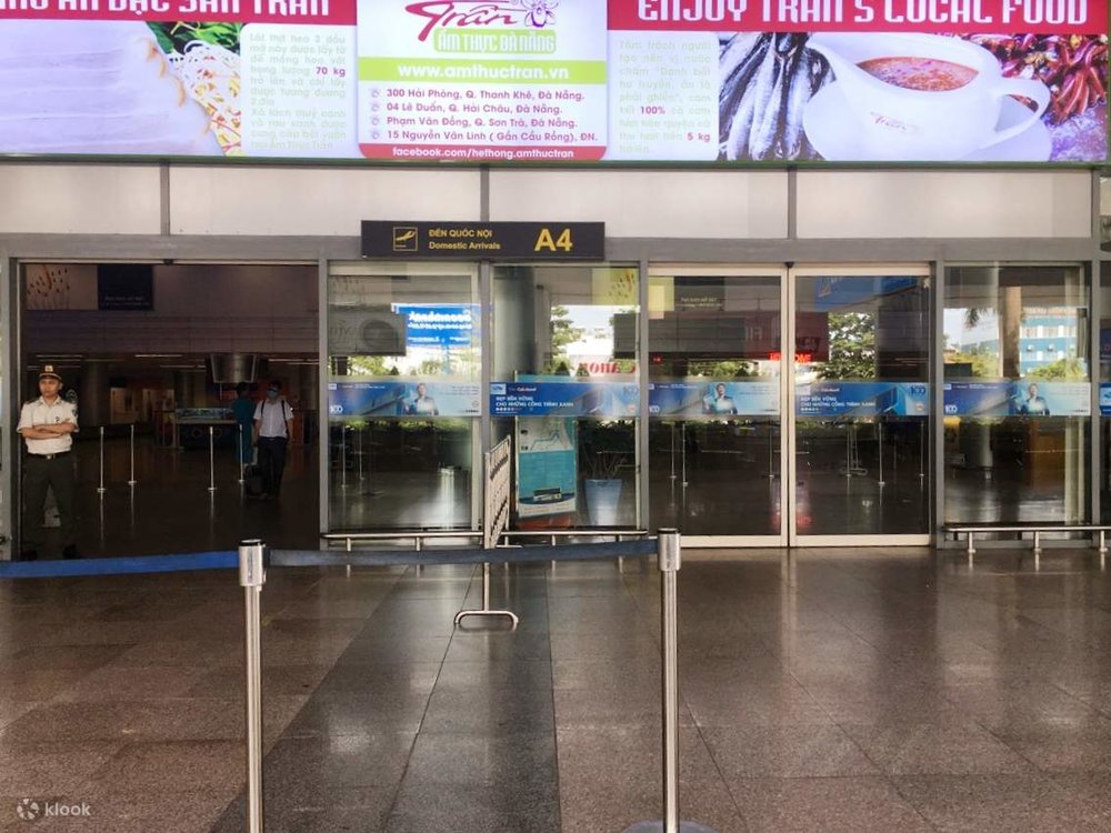 Domestic terminal arrivals area at Da Nang Airport