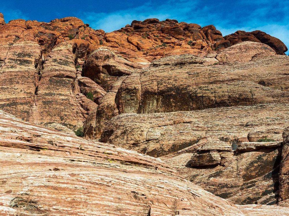 Stunning rock formations of Calico Hills