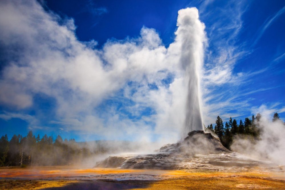 Khu Vực Suối Nước Nóng - Mammoth Hot Springs
