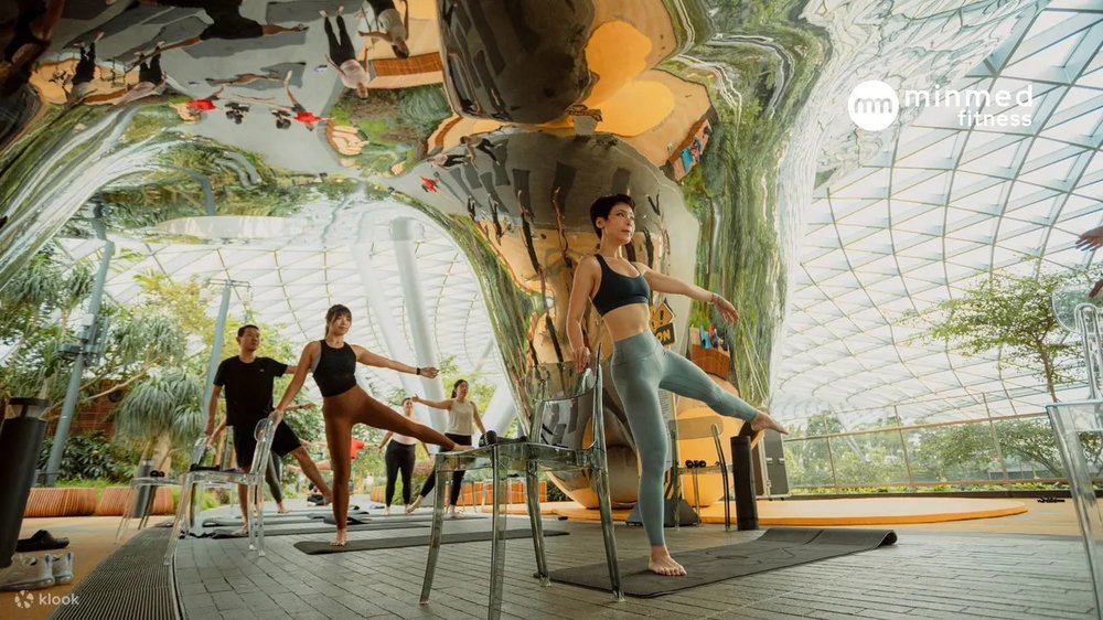 Tham Gia Lớp Pilates Giữa Không Gian Xanh Tại Minmed Fitness