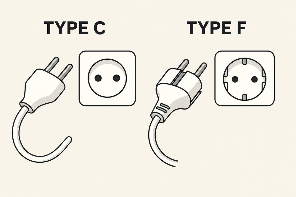 South Korea Power Plug - Type C and Type F plugs