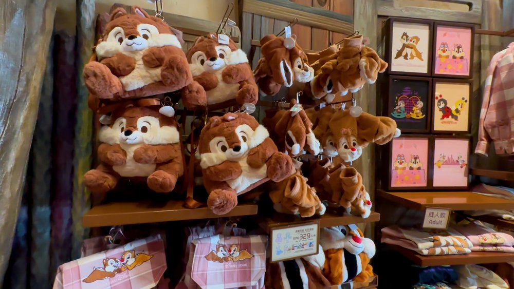 2025年最新の上海ディズニーリゾートのオススメグッズ チップとデール グッズ1