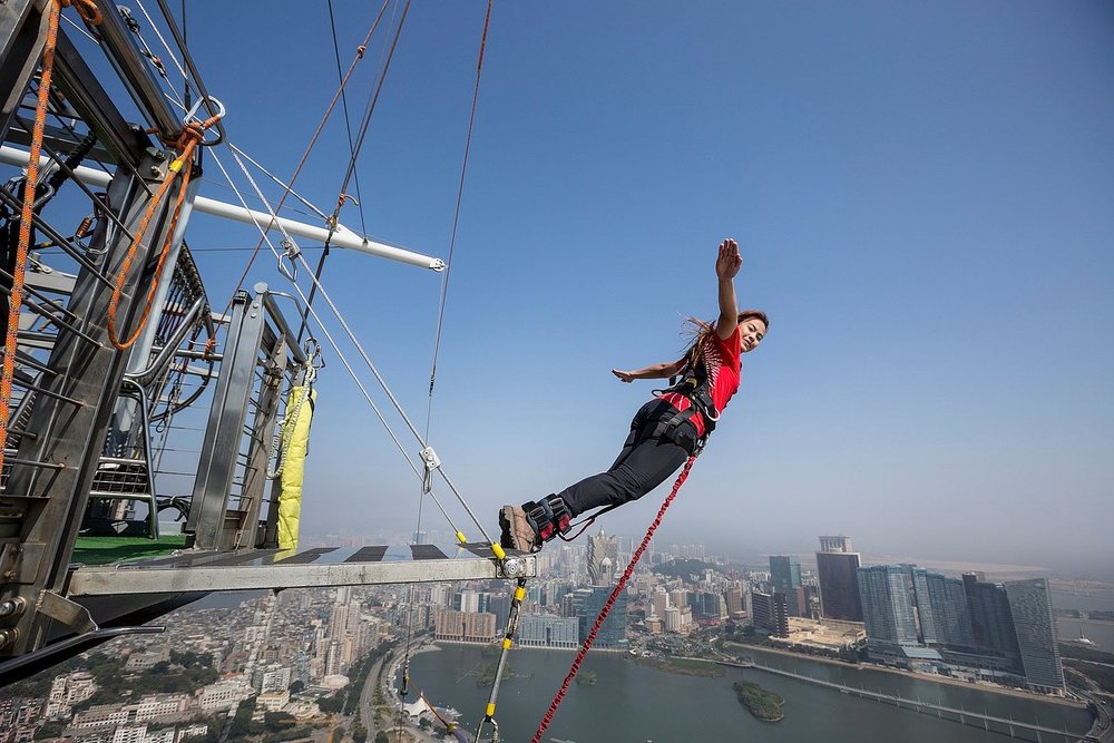 Macau Tower bungee jump