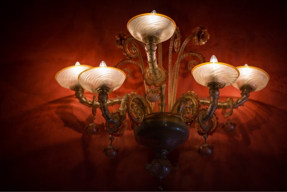 Crystal Murano glass in Venice, Italy