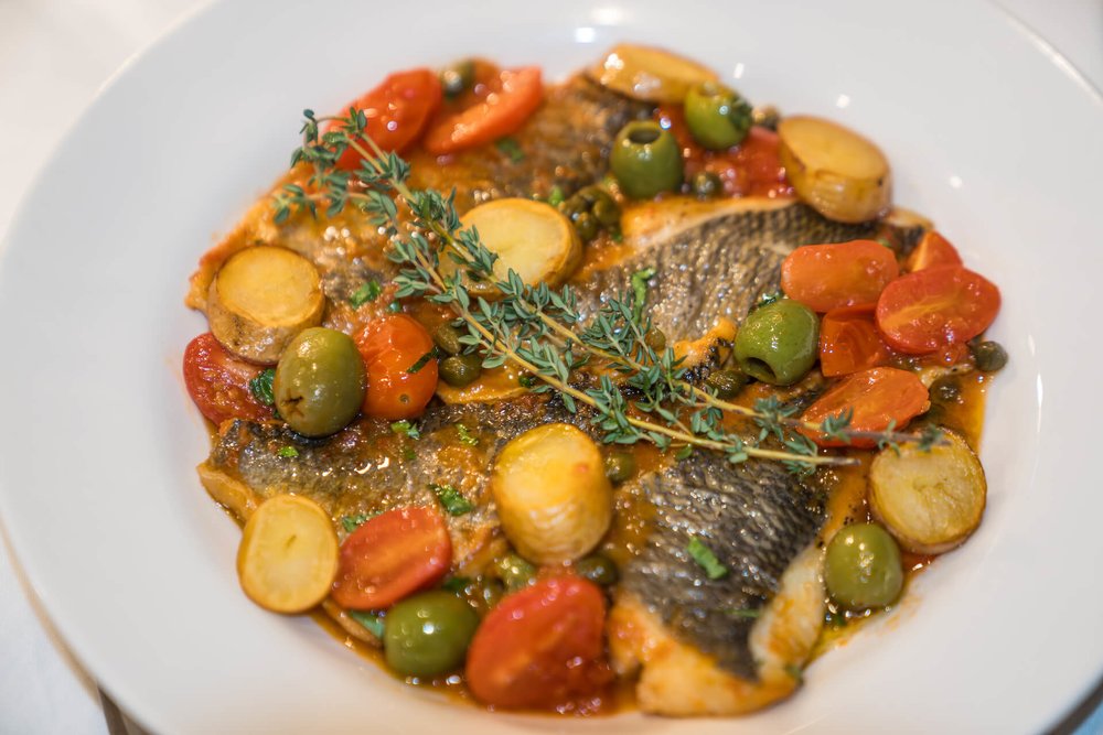 An Italian dish at Osteria Delbianco