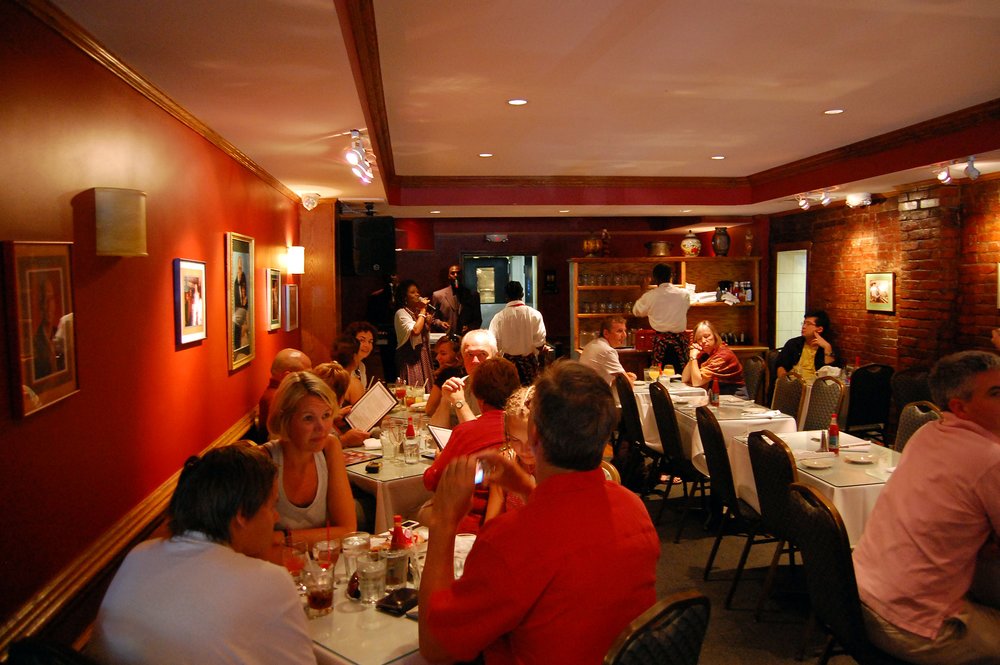 The homey interiors of Sylvia's Restaurant