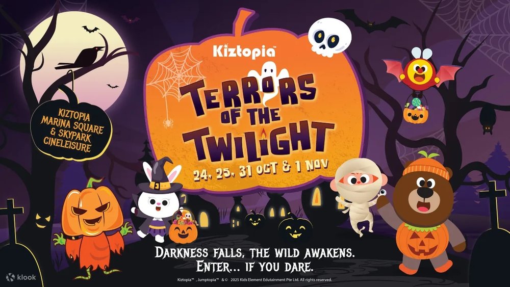 halloween events singapore: spooktacular specials kiztopia