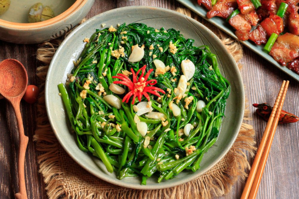 Rau Tam Tiên (Disanxian) - Món Rau Xào Quốc Dân