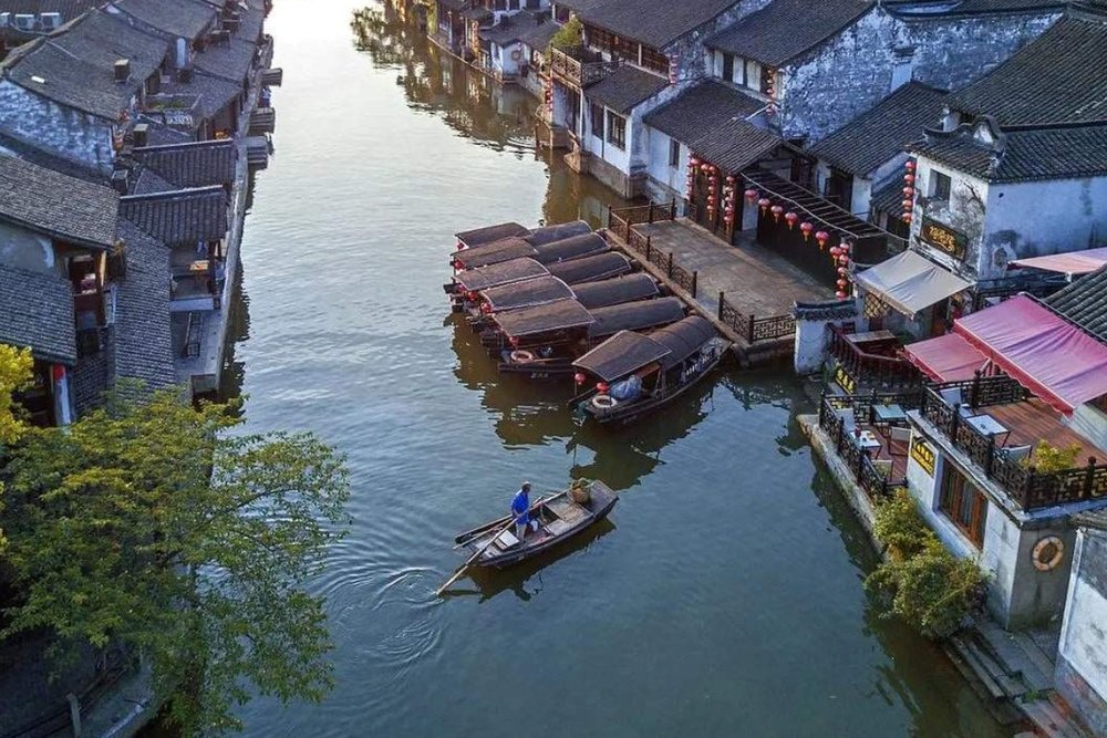  Xitang (Tây Đường Cổ Trấn) - Hành Lang Mái Che Với Nhịp Sống Chậm Rãi