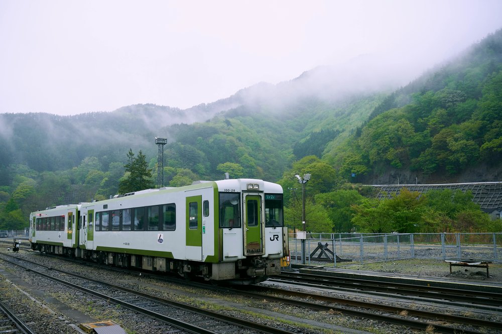 Trains are also available in Japan’s countryside