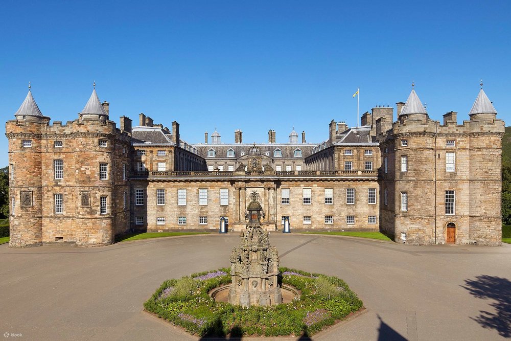 The Palace of Holyrood under a clear sky