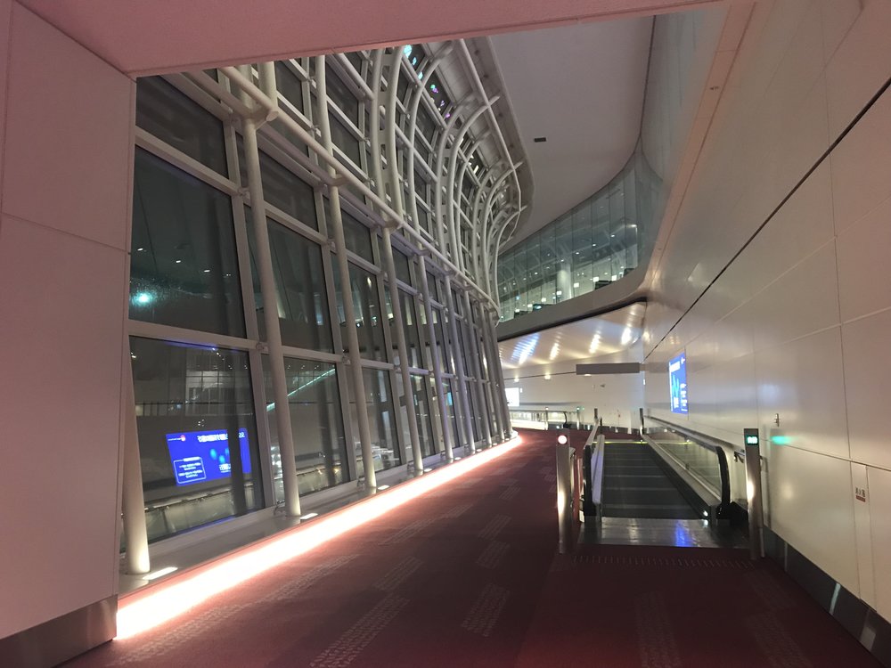 Arrival corridors of Haneda Airport